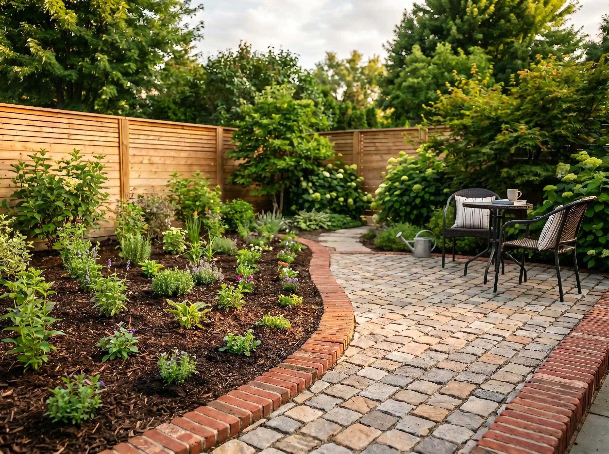 Decorative Edging Hardscapes in Athens AL from King's Cut Landscaping