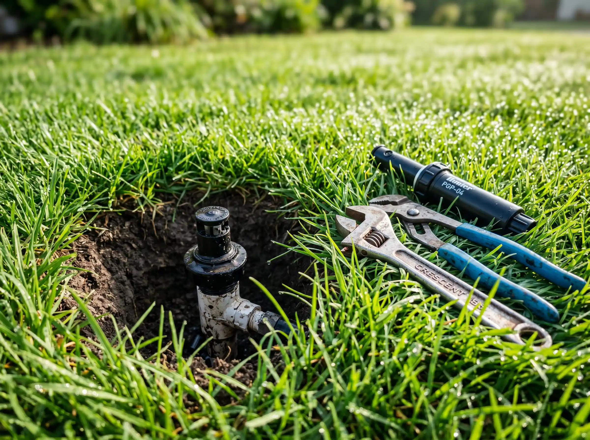 Sprinkler Repair in Madison AL from King's Cut Landscaping